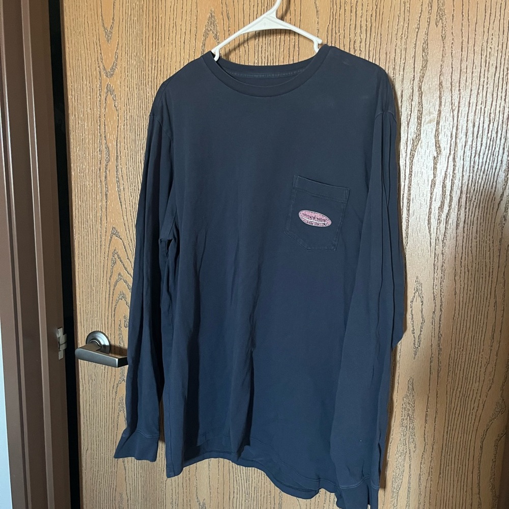 SOLD — Men's Large Vinyard Vines Navy Long Sleeve Shirt